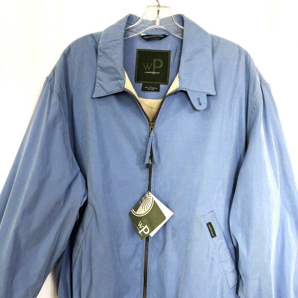 Weatherproof Lightweight Microfiber Full Zip Bomber Jacket Size L - NWT - Picture 2 of 14